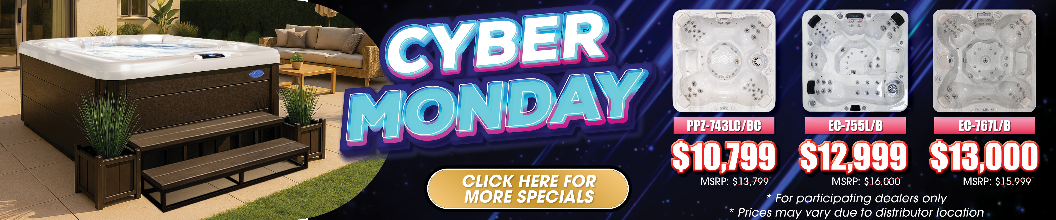 Calspas hot tub being used in a family setting - Camarillo