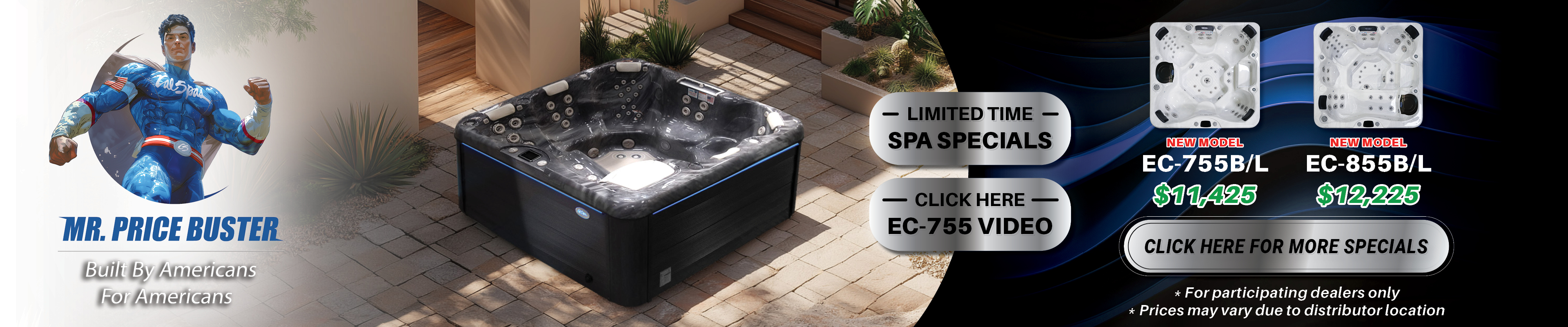 Calspas hot tub being used in a family setting - Camarillo